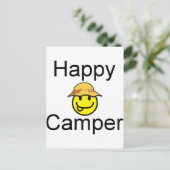 Happy Camper Briefkaart (Staand voorkant)