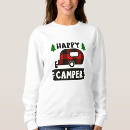 Happy Camper Buffalo Plays Sweatshirt