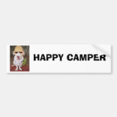HAPPY CAMPER BUMPERSTICKER (Voorkant)