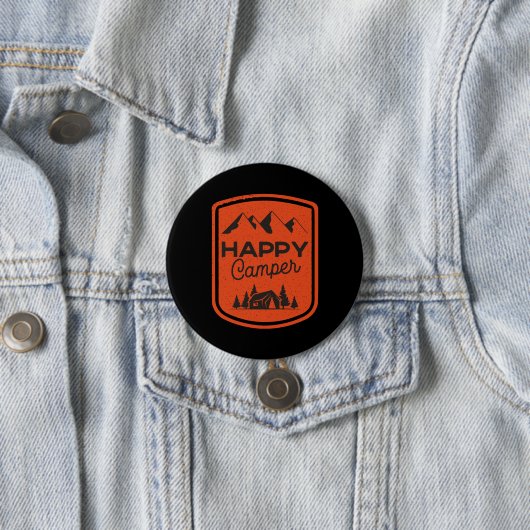 Happy Camper Button (In situ)