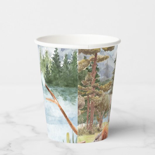 Happy Camper | Campagne op papierbekers Papieren Bekers (Rechts)