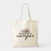 Happy Camper Camping Tote Bag (Achterkant)