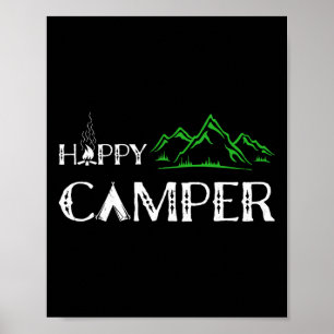 Happy Camper - Camping voor mannen Poster