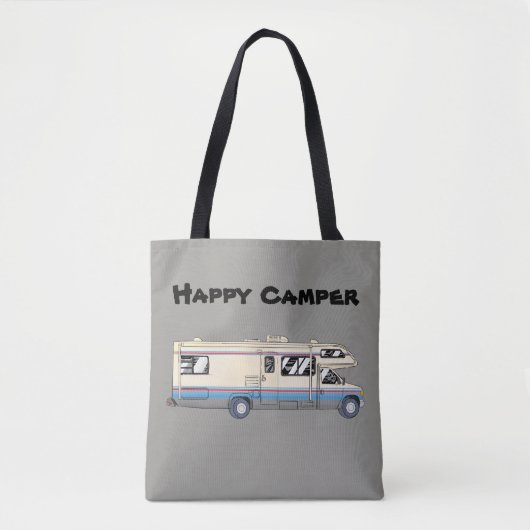 Happy Camper Canvas tas (Voorkant)