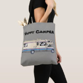 Happy Camper Canvas tas (Dichtbij)