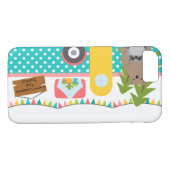 Happy Camper Case-Mate iPhone Case (Achterkant (Horizontaal))