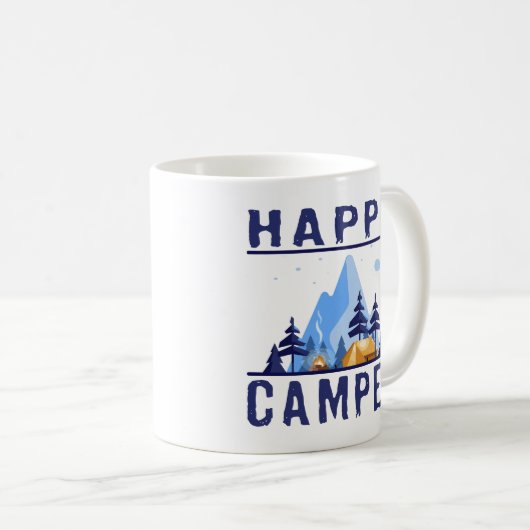 Happy Camper Classic Mug (Devant droit)