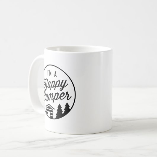 Happy Camper Coffee Mug (Devant gauche)