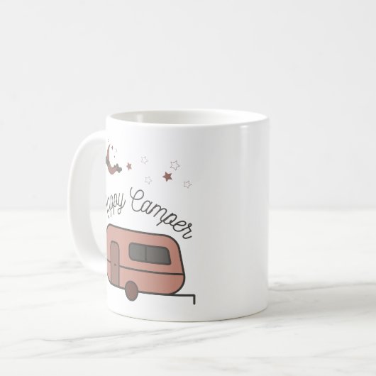 Happy Camper Coffee Mug (Devant gauche)