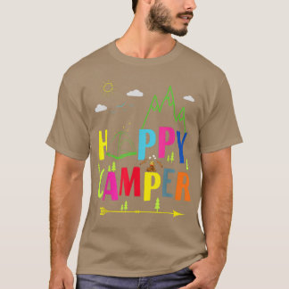 Happy Camper Cute Camping Lover T-shirt