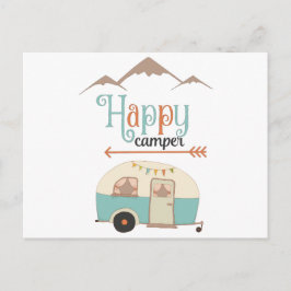 Happy Camper Cute RERV Briefkaart