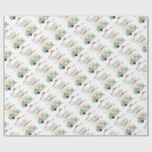 HAPPY CAMPER Cute Retro RV Cadeaupapier (Vlak)