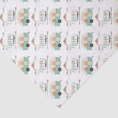 HAPPY CAMPER Cute Retro RV Tissuepapier (Detail)