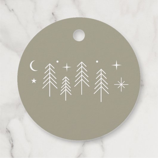 Happy Camper dank u Bedankjes Labels (Achterkant)