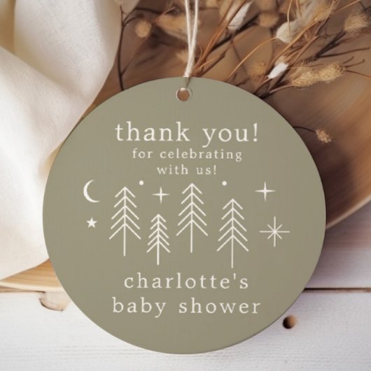 Happy Camper dank u Bedankjes Labels