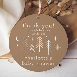 Happy Camper dank u Bedankjes Labels