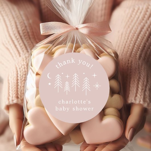 Happy Camper dank u Ronde Sticker