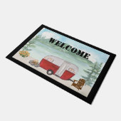 Happy Camper Deat Deuren Mat (Schuin)