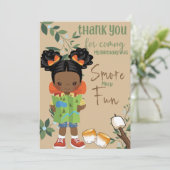 Happy Camper Different Birthday Dank je kaart (Staand voorkant)