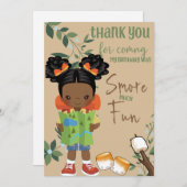 Happy Camper Different Birthday Dank je kaart (Voorkant / Achterkant)