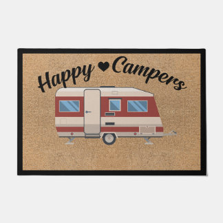 HAppy Camper Family Gift, Camping Truck Deurmat
