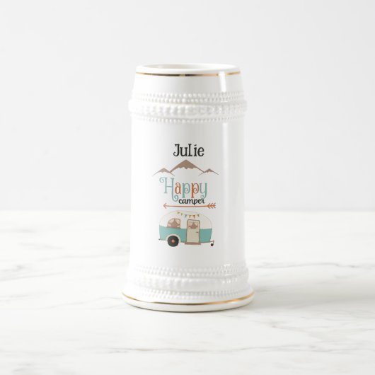 Happy Camper gepersonaliseerd Bierpul (Center)