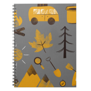 Happy Camper Gris et Carnet Jaune