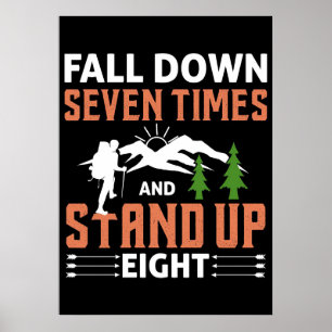 Happy Camper Herfst down Seven Times Poster