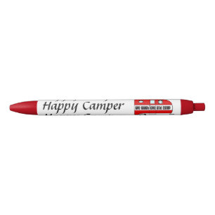 "Happy Camper"-inktpennen Zwarte Inkt Pen