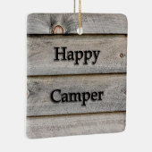 Happy Camper Keramisch Ornament (Rechts)
