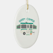 Happy Camper Keramisch Ornament (Rechts)