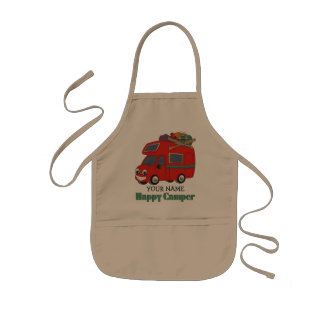 Happy Camper Kinder Schort
