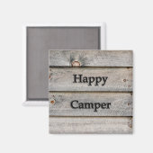 Happy Camper Magneet (Voorkant / Achterkant)