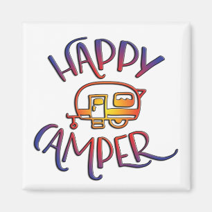 Happy Camper Magnet Magneet