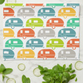 Happy Camper | Modern Camper Decor Brights Theedoek (Gevouwen)