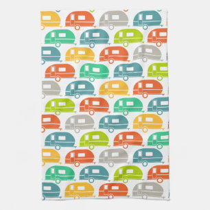 Happy Camper   Modern Camper Decor Brights Theedoek