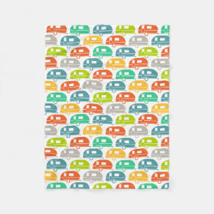 Happy Camper Moderne Camper Blanket-rechten Fleece Deken