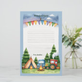 Happy Camper Notes Briefpapier (Staand voorkant)