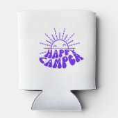 Happy Camper op een Blikjeskoeler (Achterkant)