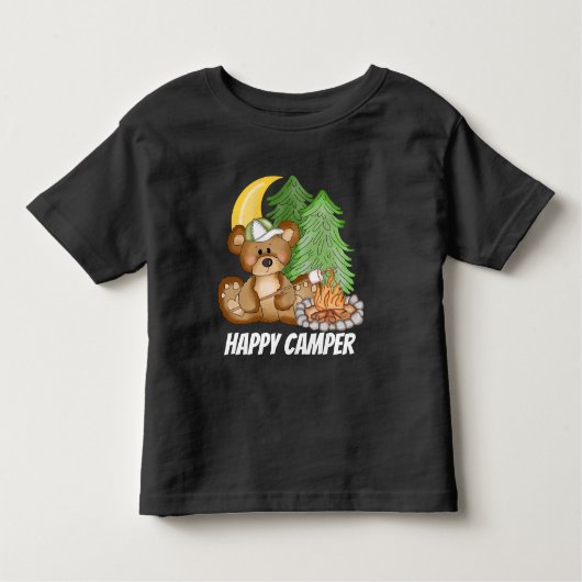 Happy camper ours enfants unisex t-shirt enfant en (Devant)