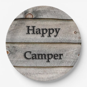 Happy Camper Papieren Bordje