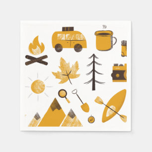 Happy Camper Party Napkins Servet