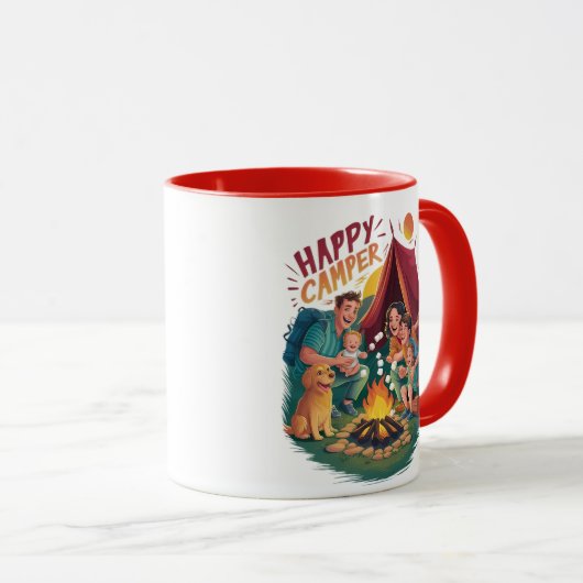 Happy Camper Peuter T-shirt (7) Mok (Voorkant rechts)