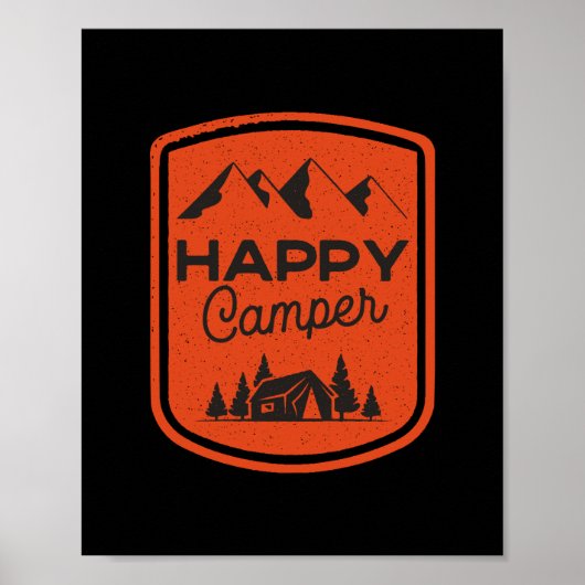 Happy Camper Poster (Voorkant)