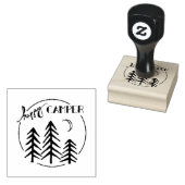 Happy Camper Rubberstempel (Gestempeld)