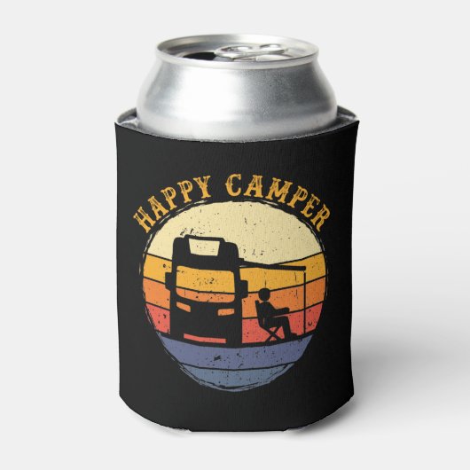 Happy Camper RV Camping Blikjeskoeler (Blikje Voorkant)