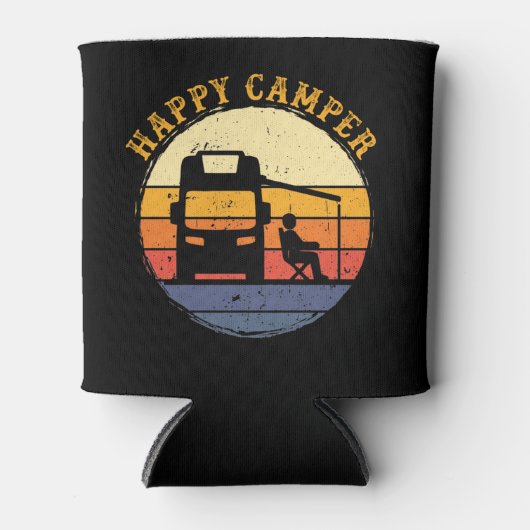 Happy Camper RV Camping Blikjeskoeler (Voorkant)