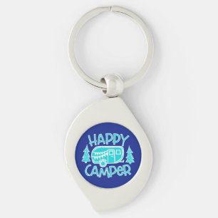 Happy Camper RV Life Travel Motorhome Sleutelhanger