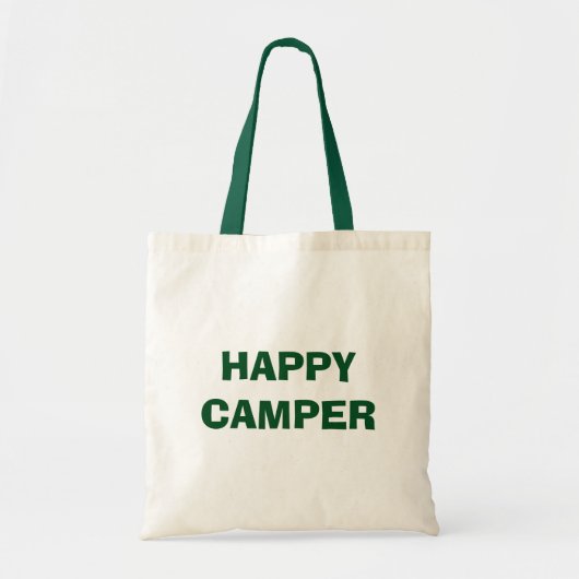 HAPPY CAMPER sac fourre-tout pour camping et voyag (Devant)