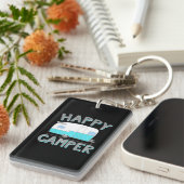 Happy Camper Shasta Trailer Sleutelhanger (Voorkant Rechts)